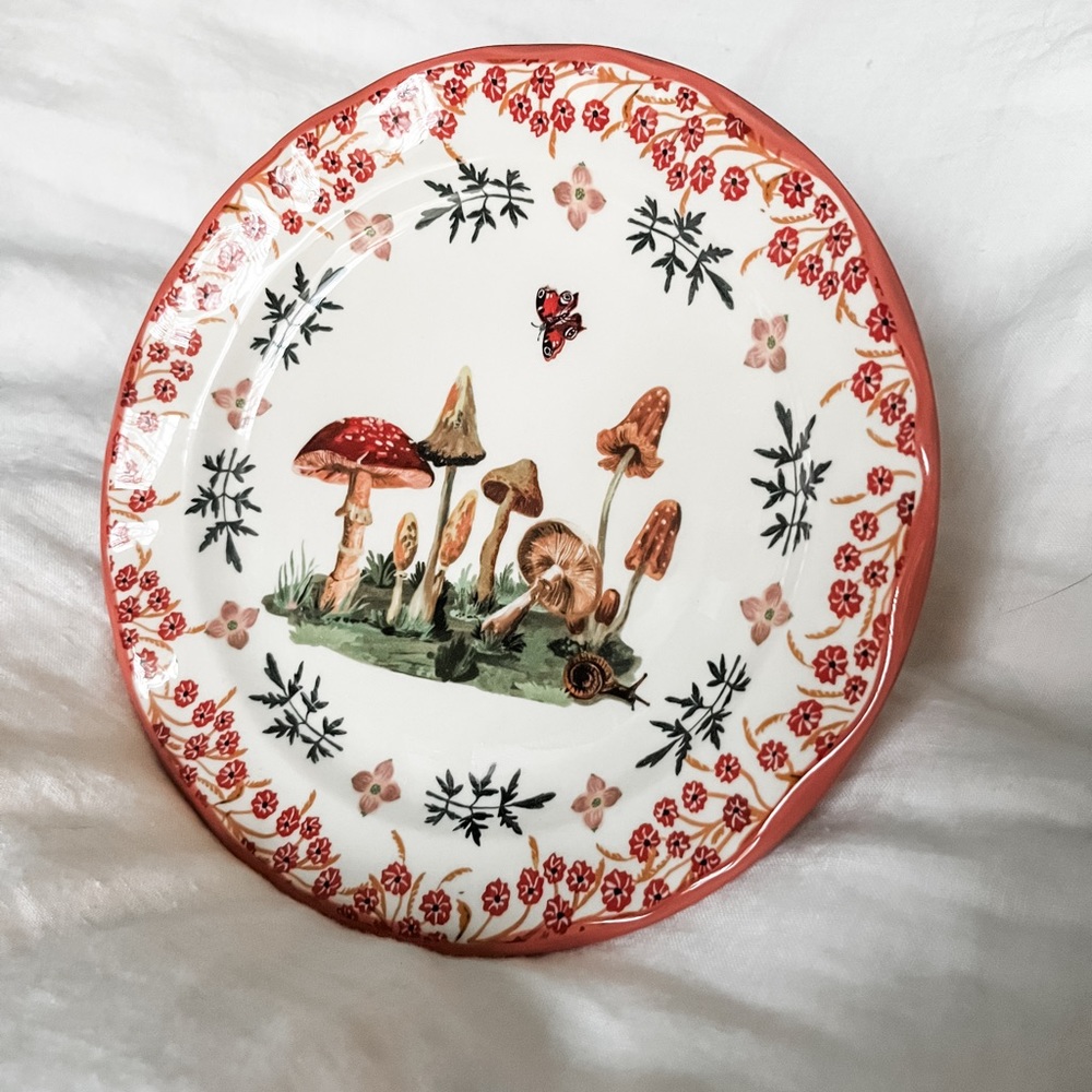 Anthropologie Nathalie dessert plate set of 4